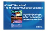 SCHOTT NEXTERION® HiSens optical coating for high sensitive microarray analysis
