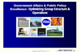 Government Affairs and Public Policy Excellence Report Summary