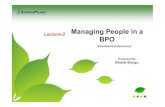 People Management in BPO (Rural BPO)