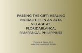 Passing the gift healing modalities