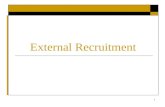External Recruitment