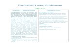 Curriculum project devlopment ecep229