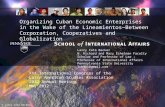 Organizing Cuban Economic Enterprises in the Wake of the Lineamientos