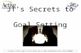 Build 2010 JT's secrets to goal setting