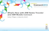 We4IT LCTY 2013 - captain mobility - whats new ibm notes traveler and mobile connect