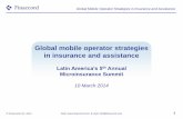 Presentation: Global Mobile Operator Strategies in Insurance and Assistance