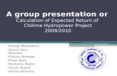 Expected rate of return of Chilime Hydropower