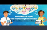 Build your Teaching Business Online