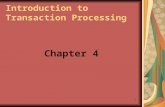 Introduction to Transaction Processing