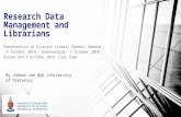 Research Data Management and Librarians