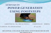 seminar on footsteps energy generation