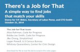 There's a Job for That - presentation