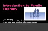 Dr. krishnan's family therapy
