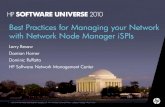 Best practices for managing your network with Network Node Manager i iSPIs