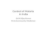 Malaria control in india