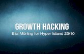Growth Hacking Workshop for Hyper Island