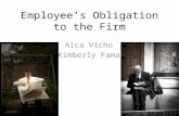 Employee’s Obligation to the Firm