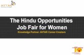 Hindu Opportunities Avtar Job Fair For Women   March 2011