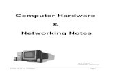 Hardware & Networking Notes
