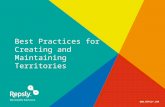 Best Practices for creating and maintaining territories
