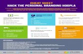 Cheat Sheet: Hack the Personal Branding Hoopla