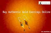 Trust Only Authentic Gold Earrings Online