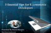 5 Essential Tips For E-commerce Development