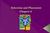 Chapter 6 - Selection and Placement 2