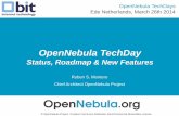 OpenNebula TechDay Ede: Status, Roadmap and New Features