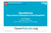 OpenNebula - Open-source Enterprise Cloud Simplified - CeBIT March 2014