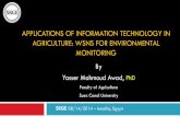 Applications of information technology in agriculture ws ns for environmental monitoring-y. m. awad 2014-408