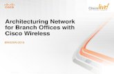 Wireless Branch Office Network Architecture