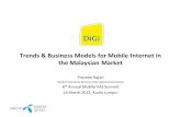 Trends & Business Models for Mobile Internet in the Malaysian Market
