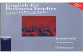 English 4 Business Studies - Teacher's Book