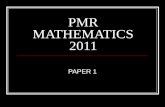 Pmr Mathematics