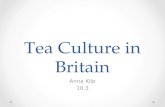 Tea culture in Britain