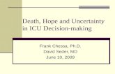 Hope, Death, Uncertainty in ICU (.ppt)