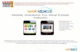 WebMobi Business Poposal For Real Estate Industry