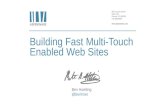 Fast multi touch enabled web sites
