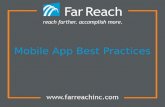 Mobile App Best Practices