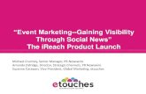 Event Marketing- Gaining Visibility via the iReach Product