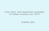 Case laws in indian contract act 1872