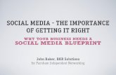 Social Media - The Importance of Getting it Right