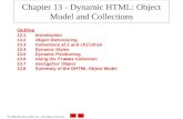 2.1 Dynamic HTML Object Model and Collections  CH_13