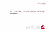 Pki 202   Architechture Models and CRLs