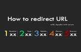 How to redirect URL with Apache web server