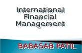 International financial management ppt @ bec doms bagalkot mba finance