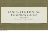 Constitutional Foundations--History