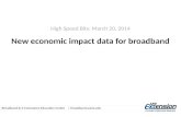 003.020.2014 UWEX High Speed Bits New Broadband Economic Data