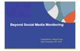 Beyond social media monitoring v2.0